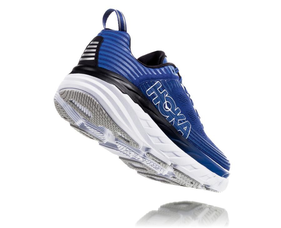 Hoka One One Løbesko Herre - Bondi 6 - Blå/Hvide - 862319QBZ